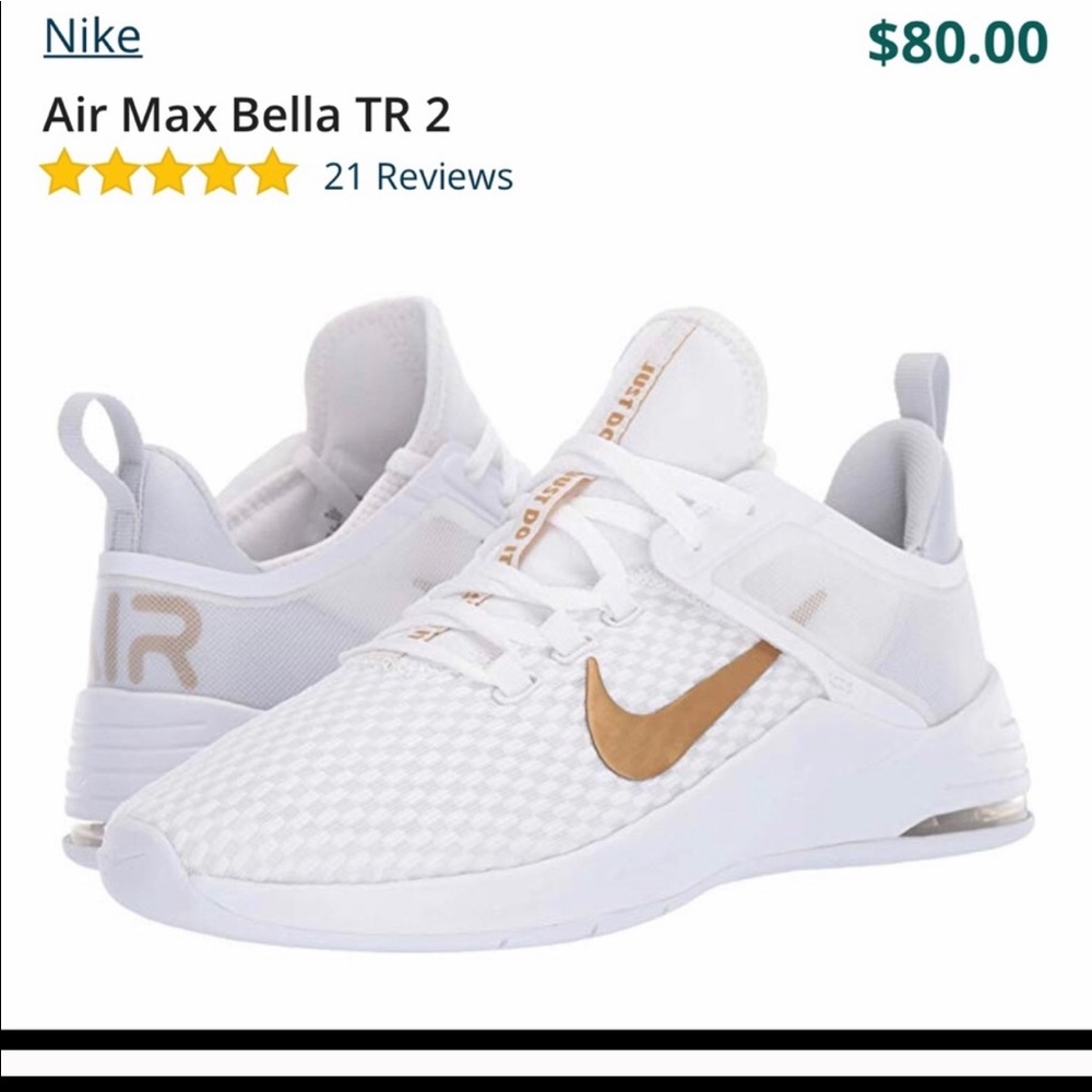 White Nike shoes